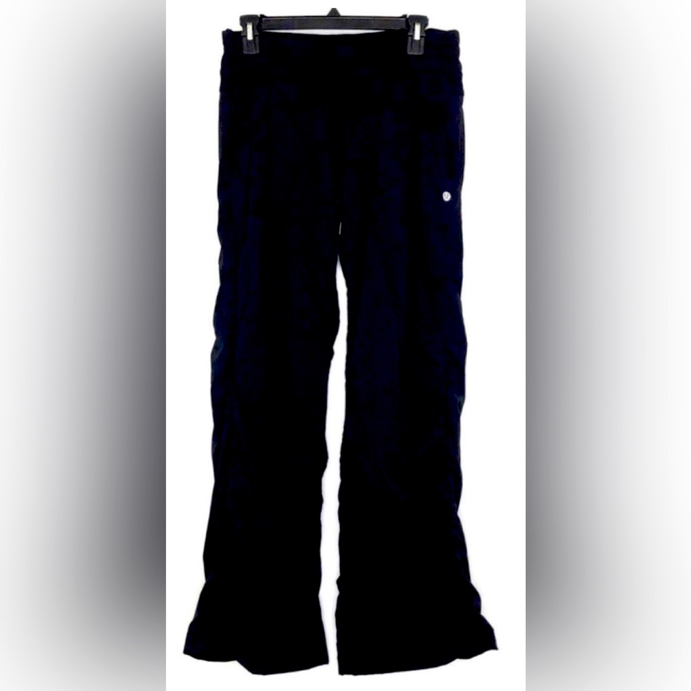 Black Full Length Lululemon Studio Pants